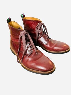 Paul Smith Hamilton Leather Boots   US 10, UK9, 9.5 EU 43